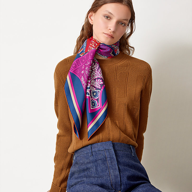 小物 90s DKNY Stripe Knit Muffler. Tapis de Selle scarf 90 | Hermès UAE
